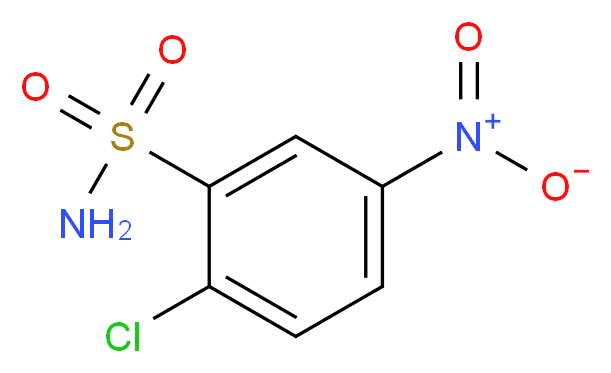 2-Chloro-5-nitro-benzenesulfonamide_分子结构_CAS_96-72-0)