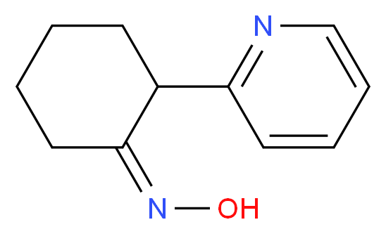 N-[(1Z)-2-(pyridin-2-yl)cyclohexylidene]hydroxylamine_分子结构_CAS_3297-68-5