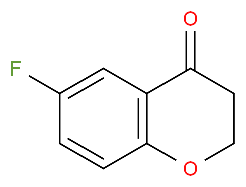 6-fluoro-3,4-dihydro-2H-1-benzopyran-4-one_分子结构_CAS_66892-34-0