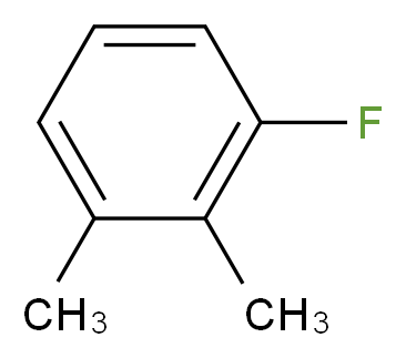 1-fluoro-2,3-dimethylbenzene_分子结构_CAS_443-82-3