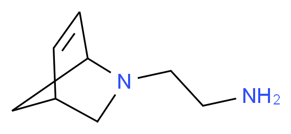 2-{2-azabicyclo[2.2.1]hept-5-en-2-yl}ethan-1-amine_分子结构_CAS_933750-04-0