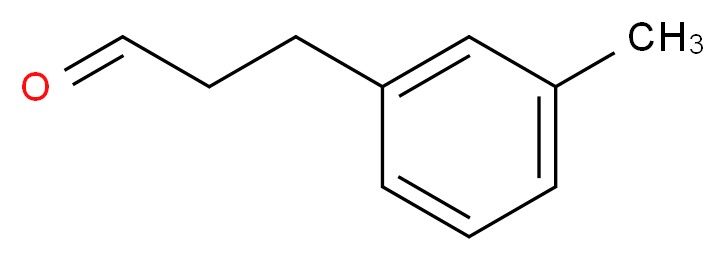 3-(3-methylphenyl)propanal_分子结构_CAS_95416-60-7