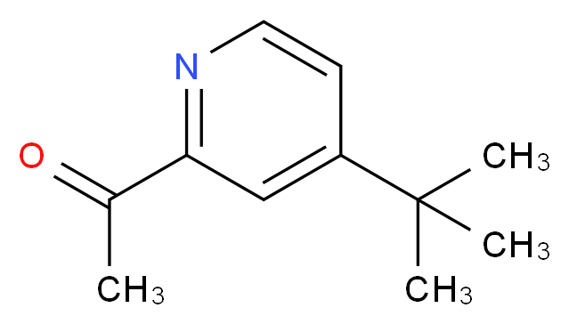 1-(4-tert-butylpyridin-2-yl)ethan-1-one_分子结构_CAS_41225-63-2