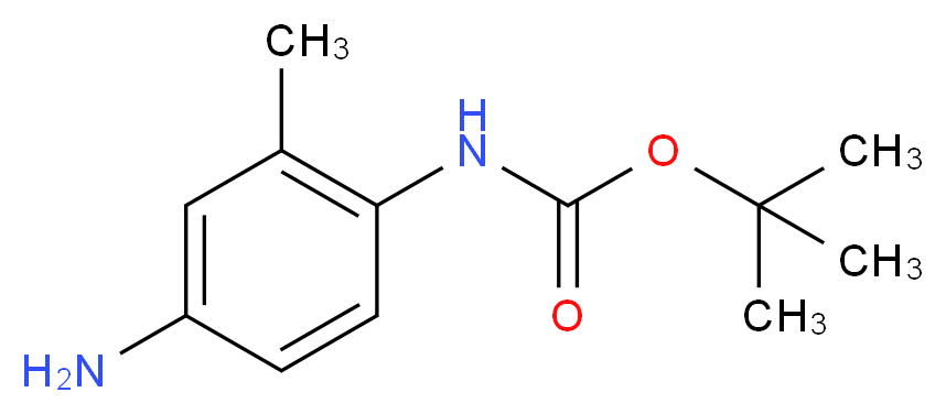 (4-AMINO-2-METHYL-PHENYL)-CARBAMIC ACID TERT-BUTYL ESTER_分子结构_CAS_325953-40-0)