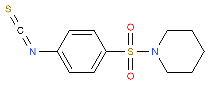 1-(4-isothiocyanatobenzenesulfonyl)piperidine_分子结构_CAS_7356-55-0