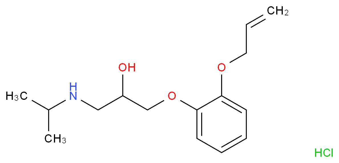 Oxprenolol hydrochloride_分子结构_CAS_6452-73-9)