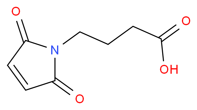 4-(2,5-dioxo-2,5-dihydro-1H-pyrrol-1-yl)butanoic acid_分子结构_CAS_57078-98-5