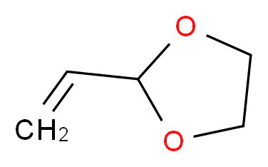 2-ethenyl-1,3-dioxolane_分子结构_CAS_3984-22-3