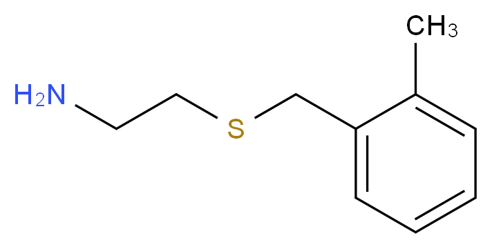 2-[(2-methylbenzyl)thio]ethanamine_分子结构_CAS_60116-43-0)