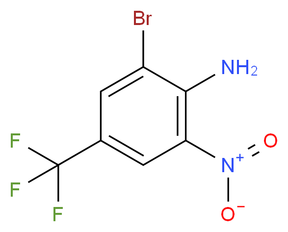 2-bromo-6-nitro-4-(trifluoromethyl)aniline_分子结构_CAS_113170-71-1)