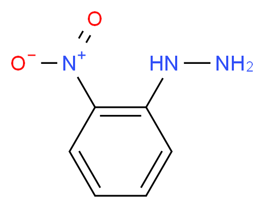 (2-nitrophenyl)hydrazine_分子结构_CAS_3034-19-3