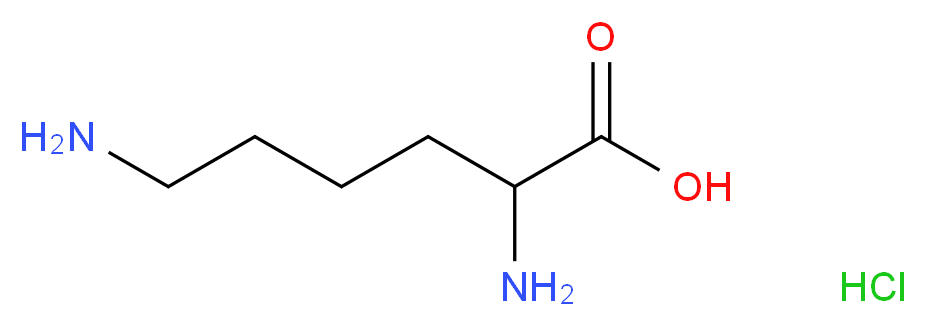 2,6-diaminohexanoic acid hydrochloride_分子结构_CAS_70-53-1