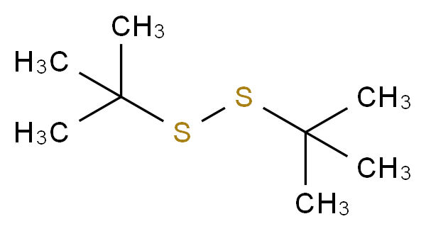 2,2'-Dithiobis(2-methylpropane)_分子结构_CAS_)