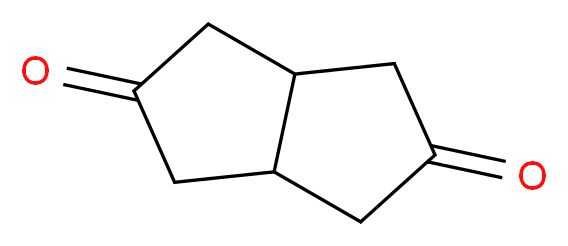 Cis-Bicyclo[3.3.0]octane-3,7-dione_分子结构_CAS_51716-63-3)