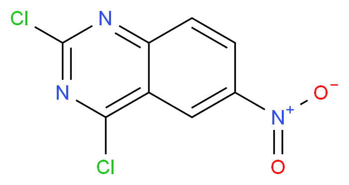 QUINAZOLINE, 2,4-DICHLORO-6-NITRO_分子结构_CAS_74173-77-6)