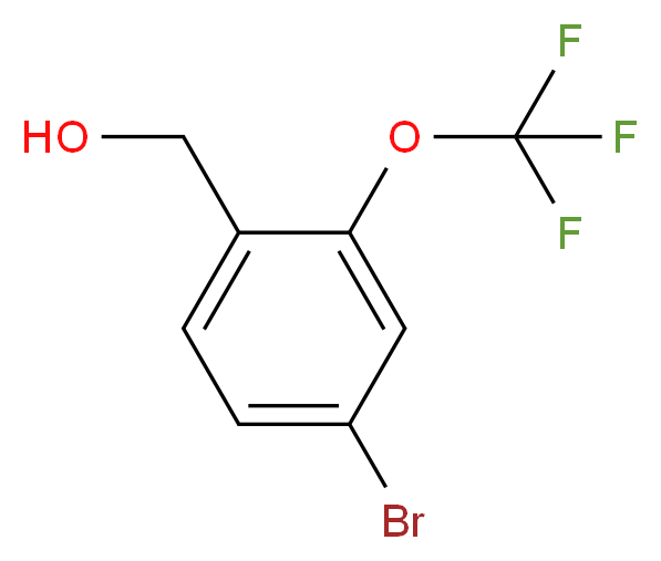 (4-Bromo-2-(trifluoromethoxy)phenyl)methanol_分子结构_CAS_220996-81-6)