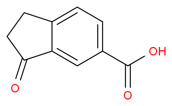 3-Oxoindane-5-carboxylic acid_分子结构_CAS_60031-08-5)