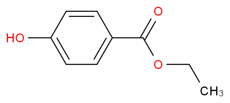 ETHYL p-HYDROXYBENZOATE_分子结构_CAS_120-47-8)