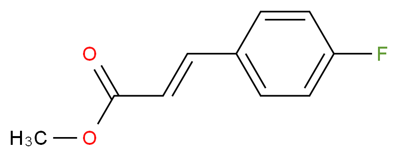 4-氟肉桂酸甲酯，反式为主_分子结构_CAS_96426-60-7)