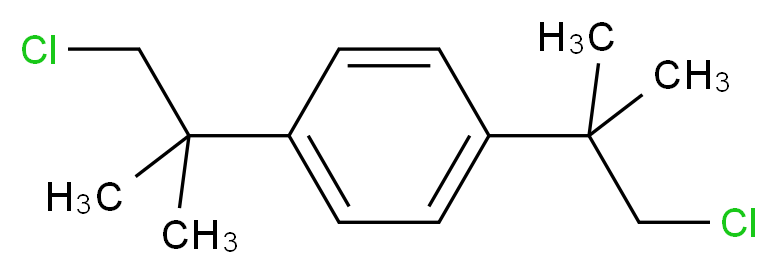 1,4-BIS (2-CHLORO-1,1-DIMETHYLETHYL)-BENZENE_分子结构_CAS_5340-57-8)