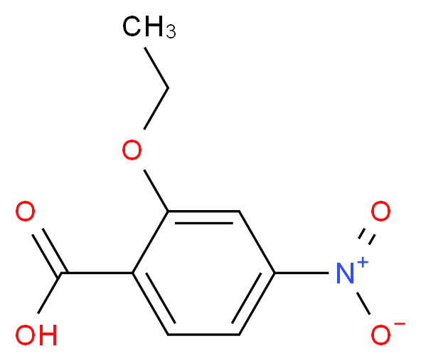 2-乙氧基-4-硝基苯甲酸_分子结构_CAS_2486-66-0)