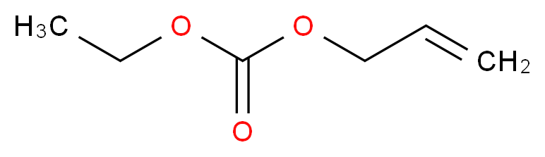 ethyl prop-2-en-1-yl carbonate_分子结构_CAS_557-31-3