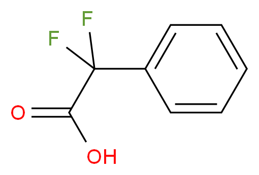 Difluoro(phenyl)acetic acid_分子结构_CAS_)