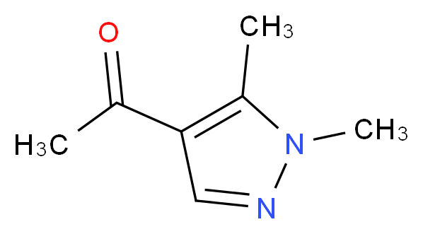 1-(1,5-Dimethyl-1H-pyrazol-4-yl)ethanone_分子结构_CAS_)