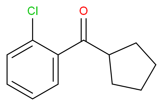 2-氯苯基环戊基酮_分子结构_CAS_6740-85-8)