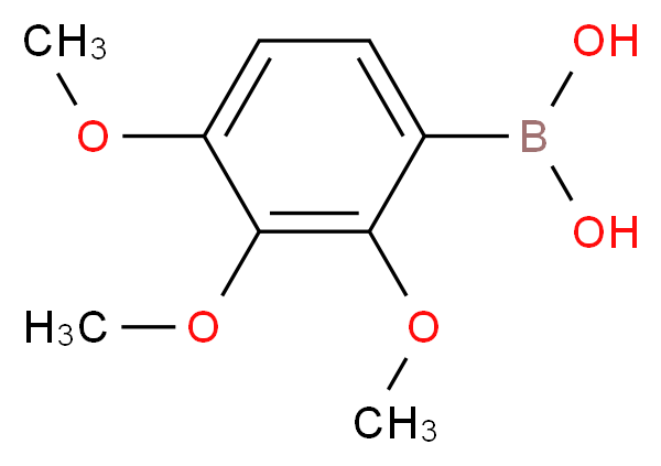 (2,3,4-Trimethoxyphenyl)boronic acid_分子结构_CAS_118062-05-8)