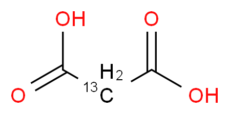 丙二酸-2-13C_分子结构_CAS_55514-11-9)