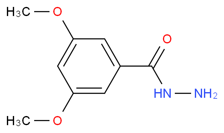 3,5-dimethoxybenzohydrazide_分子结构_CAS_51707-38-1