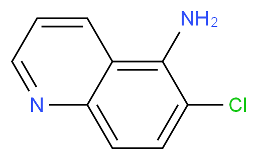 6-chloroquinolin-5-amine_分子结构_CAS_341010-40-0