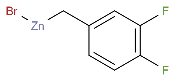 bromo[(3,4-difluorophenyl)methyl]zinc_分子结构_CAS_307496-34-0