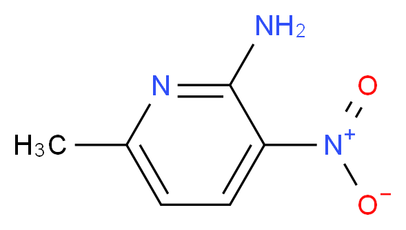 6-methyl-3-nitropyridin-2-amine_分子结构_CAS_)