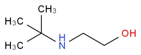 2-(叔丁氨基)乙醇_分子结构_CAS_4620-70-6)