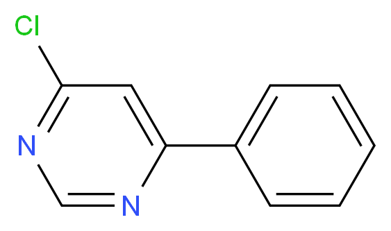 4-chloro-6-phenylpyrimidine_分子结构_CAS_3435-26-5