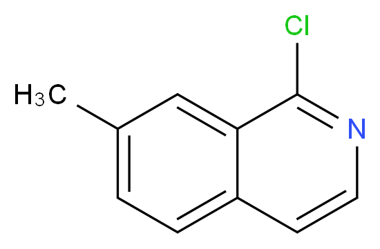 1-chloro-7-methylisoquinoline_分子结构_CAS_24188-80-5