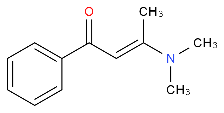 3-(Dimethylamino)-1-phenyl-2-buten-1-one_分子结构_CAS_)