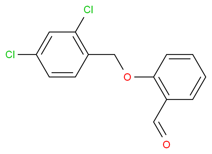 2-[(2,4-Dichlorobenzyl)oxy]benzaldehyde_分子结构_CAS_52803-60-8)
