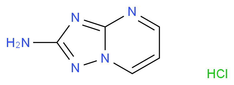 [1,2,4]Triazolo[1,5-a]pyrimidin-2-ylamine hydrochloride_分子结构_CAS_)