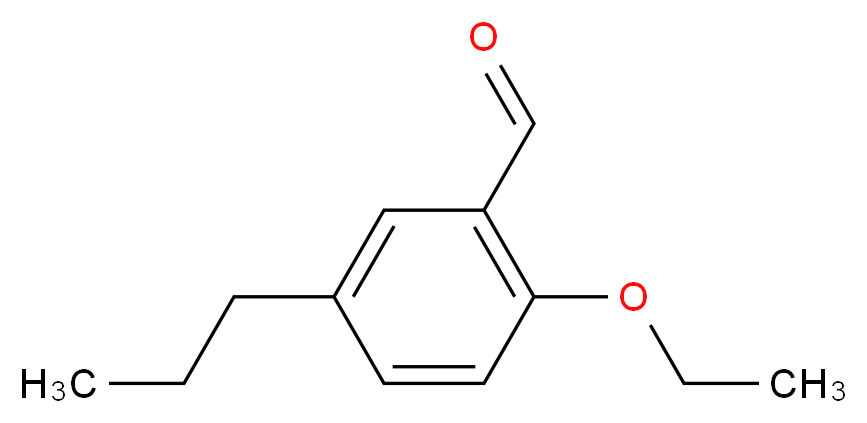2-Ethoxy-5-propylbenzaldehyde_分子结构_CAS_)