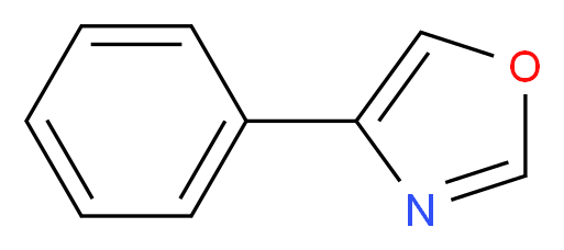 4-phenyl-1,3-oxazole_分子结构_CAS_20662-89-9