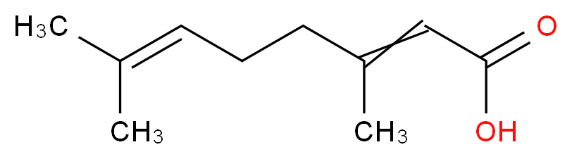 Geranic acid_分子结构_CAS_459-80-3)