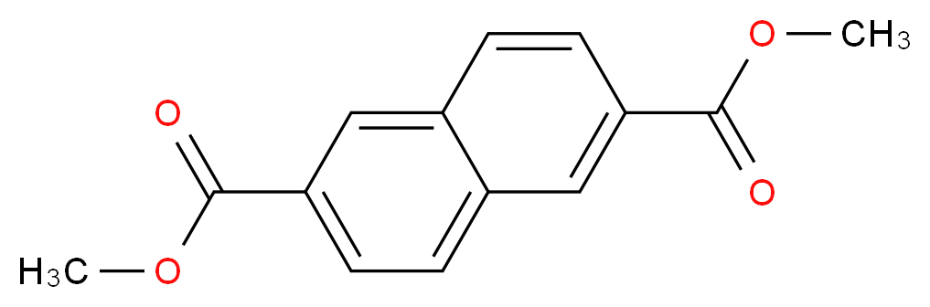 2,6-dimethyl naphthalene-2,6-dicarboxylate_分子结构_CAS_840-65-3