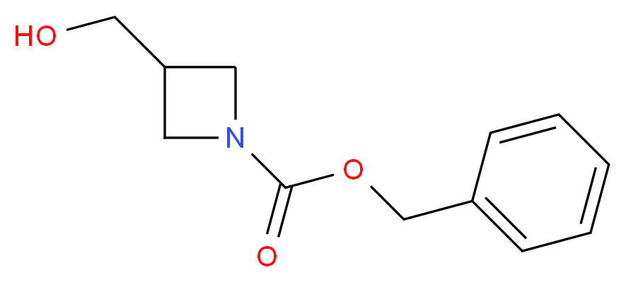 benzyl 3-(hydroxymethyl)azetidine-1-carboxylate_分子结构_CAS_618446-42-7