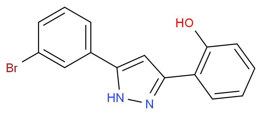 2-[5-(3-bromophenyl)-1H-pyrazol-3-yl]phenol_分子结构_CAS_423751-80-8)