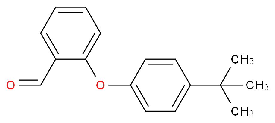 2-[4-(tert-Butyl)phenoxy]benzenecarbaldehyde_分子结构_CAS_)