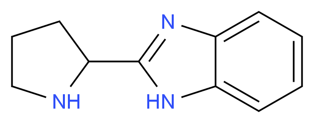 2-(pyrrolidin-2-yl)-1h-benzoimidazole_分子结构_CAS_59592-35-7)