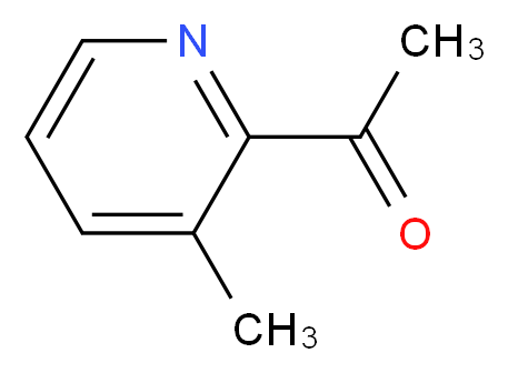 2-Acetyl-3-methylpyridine_分子结构_CAS_85279-30-7)